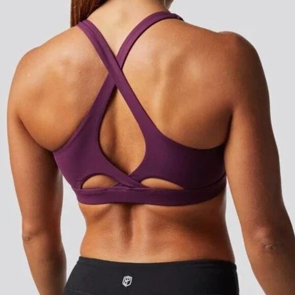 Born Primitive Other - Born Primitive Helix Sports Bra - Purple Mulberry